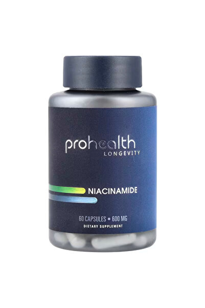 ProHealth Longevity Vitamin B Niacinamide 600 mg 60 Caps