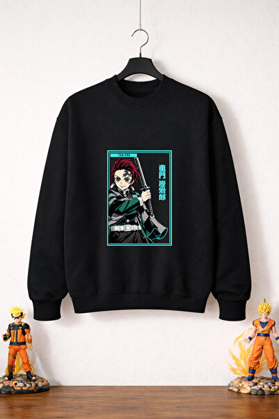 petite pati Demon Slayer Tanjiro Sweatshirt (3 Threads 100% Cotton)