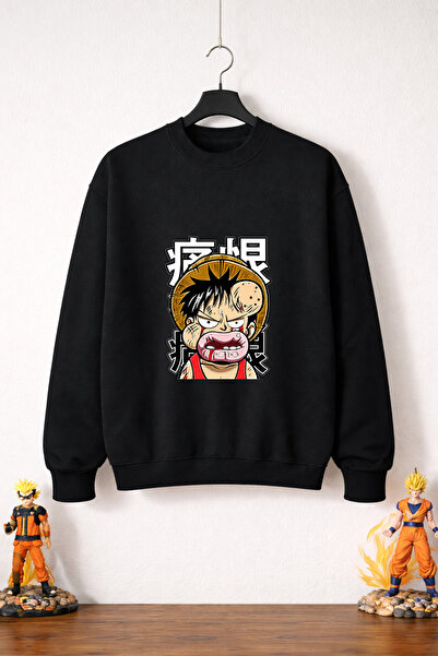 petite pati One Piece Luffy 2 Sweatshirt (3 Threads 100% Cotton)