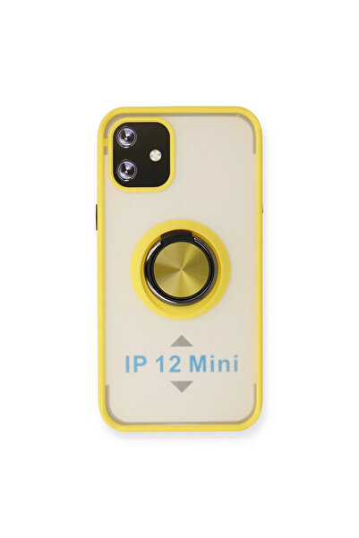 eco port Iphone 12 case montreal ring silicone cover - yellow