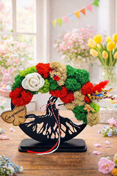 OEM Decoratiune Copacul Vietii cu Licheni Stabilizati, Cadou „Cu Apreciere”, ...