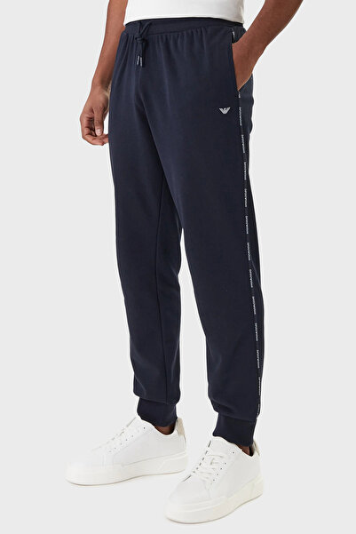 Emporio Armani Cotton Regular Fit Logo Detailed Trousers Men's Pants Em000500...