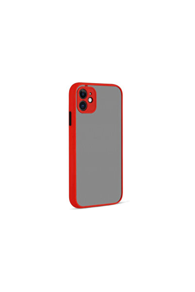 eco port iPhone 12 Case Montreal Silicone Cover - Red