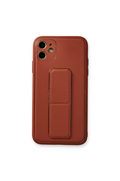 eco port غطاء حماية لهاتف آيفون 12 مصنوع من جلد كوكو - فوشيا