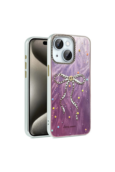 eco port iPhone 14 Case Blade Mirrored Pattern Cover - Pattern 1