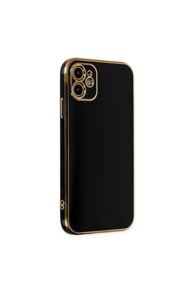 eco port iPhone 12 Case Volet Silicone - Black