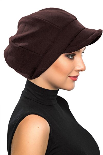 elysianfidan Soft-London Lined Brown Hat Suitable for Medical Use