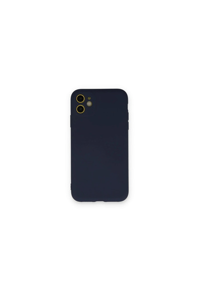 eco port iPhone 12 Mini Case Nano Velvet Silicone Inside - Navy Blue