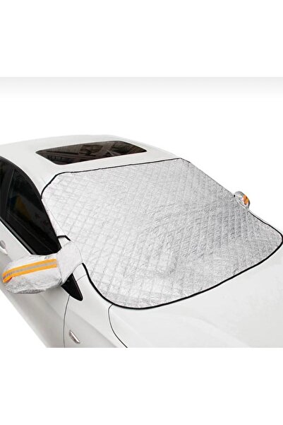 Moy Home Oto Branda Araç Buz Kar Güneş Koruyucu Yarım Branda Araba Oto Kar Bu...