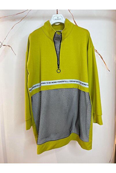 Mymood SWEATSHIRT CU GULER ÎNALT ȘI PLASĂ