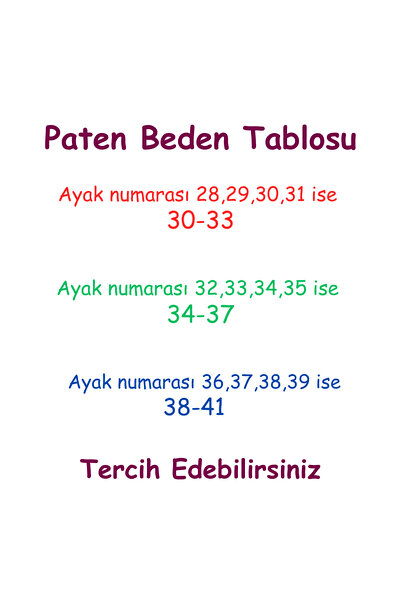Furkan Tek Sıra Paten Sorelis Işiklı Ayarlanabilir (2+2 veya 2+1+1) Mor