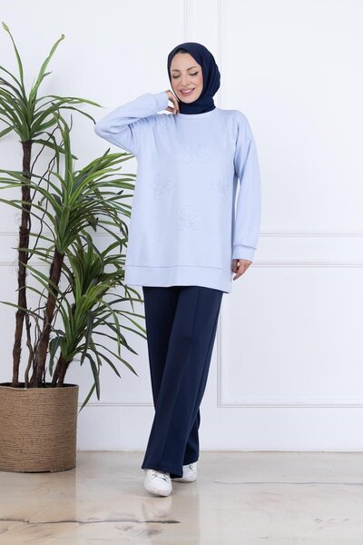 Moodbasic Туника с мъниста от модал