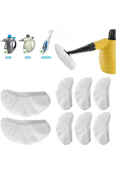 RotRever Fakir Max Steam Buharlı Temizleyici Uyumlu Yedek Mikrofiber Havlu Be...