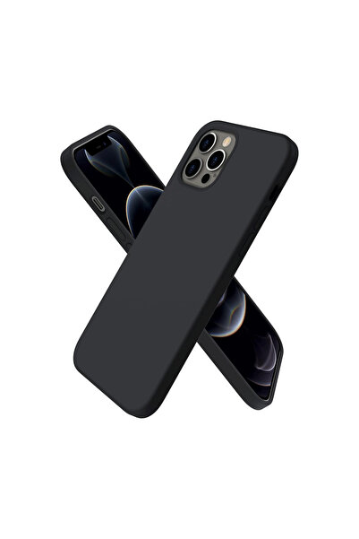 eco port حافظة آيفون 12 برو سيليكون أولى - أسود