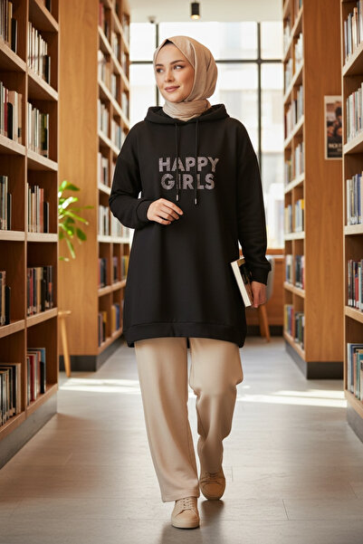 Mymood Hanorac cu imprimeu în degrade de culori și pietre