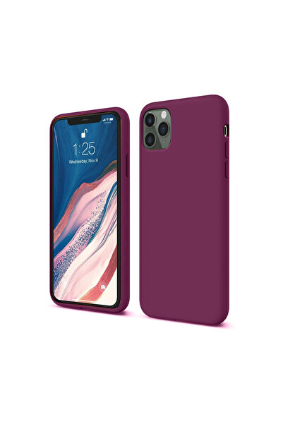 eco port iPhone 11 Pro Case First Silicone - Plum