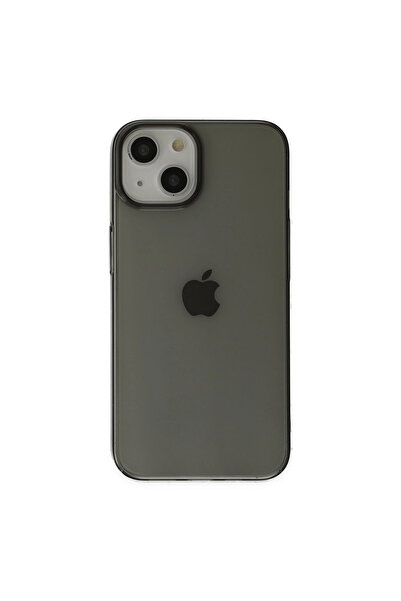 eco port غطاء شفاف صلب لجهاز iPhone 14 Plus من الكمبيوتر الشخصي - أسود