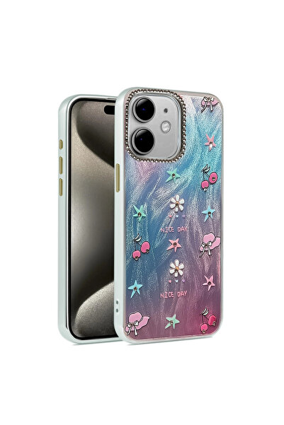 eco port Iphone 11 case blade mirror pattern cover - pattern 4