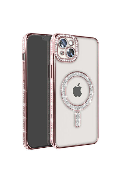 eco port iPhone 15 Case Joke Silvery Magneticsafe Case - Pink