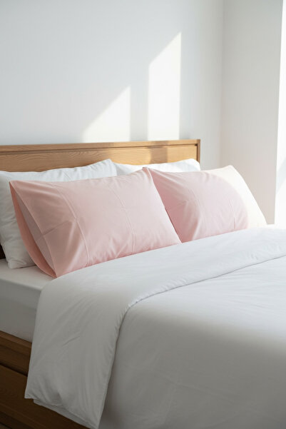 ŞENER HOME 100% Cotton Ranforce 2-Piece Pillowcase with Cover 50X70 Cm.