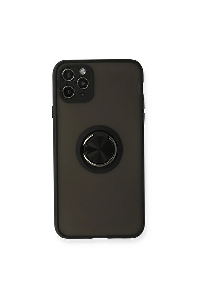 eco port Iphone 11 pro case montreal ring silicone cover - black