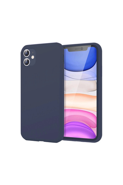 eco port حافظة سيليكون أولى لـ iPhone 11 - أزرق داكن