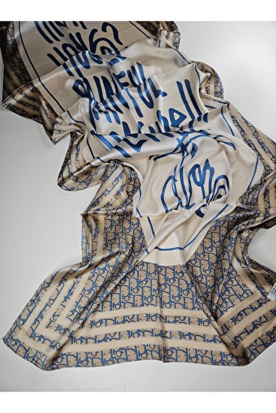 Shiva Scarfs Text-Themed Voile Silk Shawl Accessory Foulard Silk Scarfs Shawl...