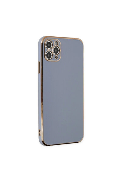 eco port Iphone 11 pro max case volet silicone - blue