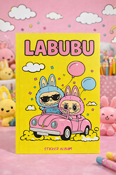 Kids Like Labubu Sticker Notebook 240 Stickers Are Included in This Notebook!...