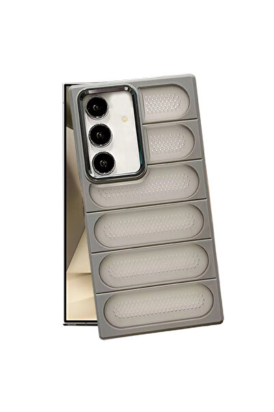 eco port حافظة سامسونج جالاكسي S24 بلس من السيليكون Airmax - رمادي تيتان