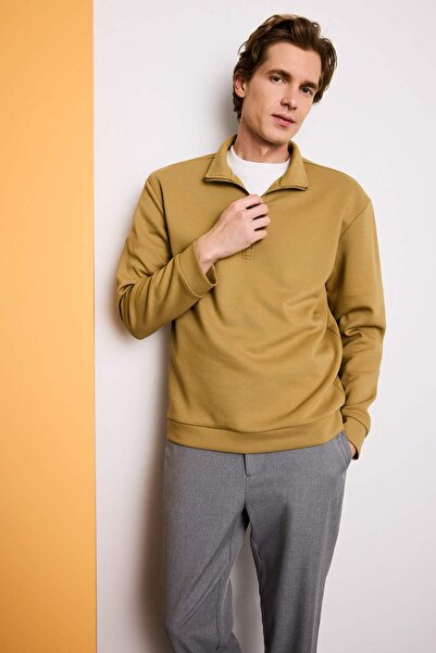 DeFacto Regular Fit High Collar Sweatshirt F9855Ax26Sp