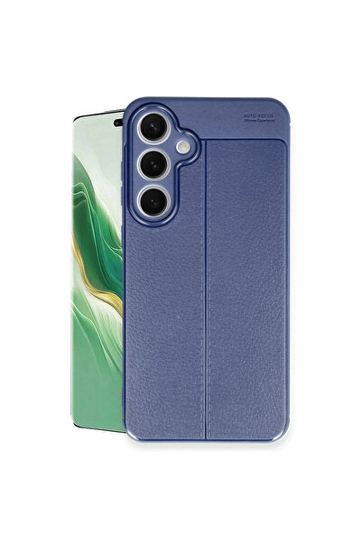 eco port Samsung Galaxy S24 Fe Case Auto Focus Cover - Navy Blue