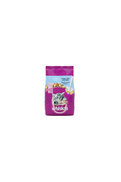 Whiskas - Ideal Nutrition for Kittens with a Rich Mix of Fish and Milk