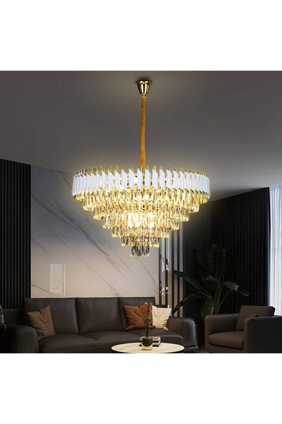 HAMER Large crystal chandelier suitable for reception areas and luxury rooms....