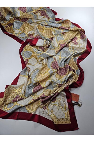 Shiva Scarfs Chain Theme Voile Silk Shawl Accessory Foulard Silk Scarfs Shawl...