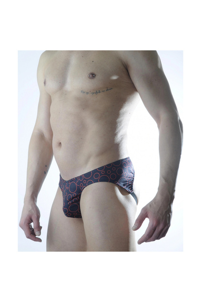 Narnuga MİRAXX Erkek Daire Desenli Fantezi Jockstrap