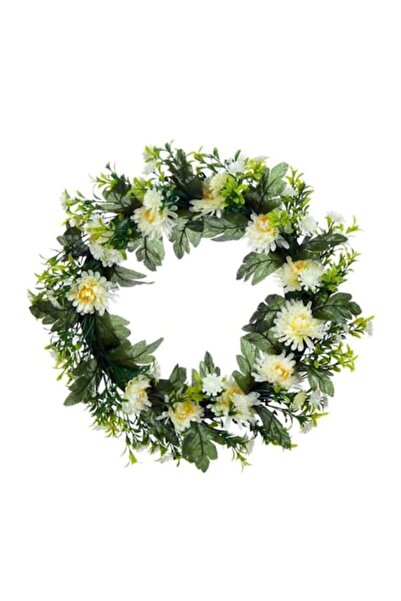 OEM Coroană decorativă de primăvară cu crizanteme