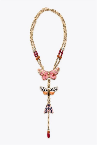 No8 Home Butterfly Necklace - Gold