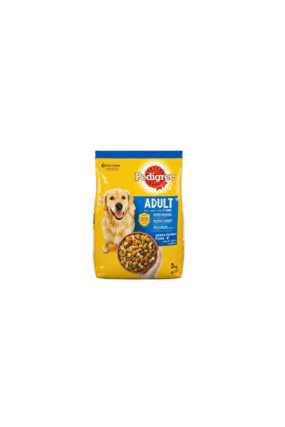 Pedigree – Dry Dog Food with Chicken and Vegetables – 3 kg