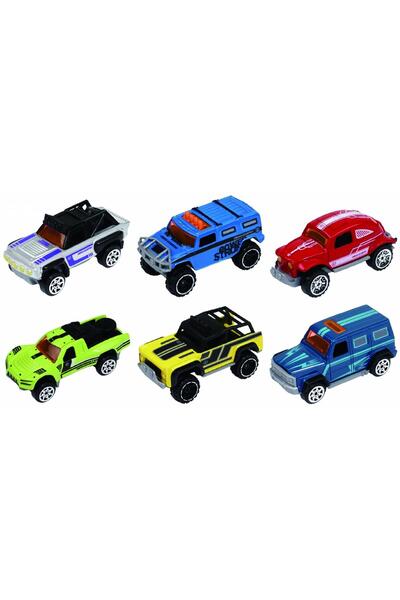 MC Micostore Macheta die cast, set 6 camionete, scara 1/64, 7.5cm, diverse mo...