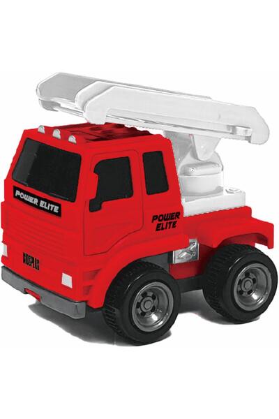 MC Micostore Vehicule cu frictiune, scara 1/43, 10cm, macara rosie