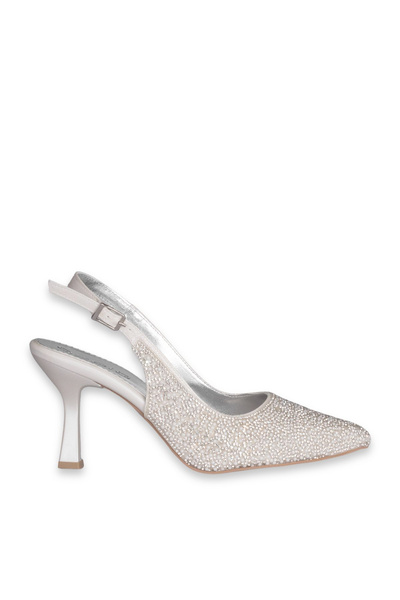 SOLMAZ Solly Pearl Heeled Women's Shoes