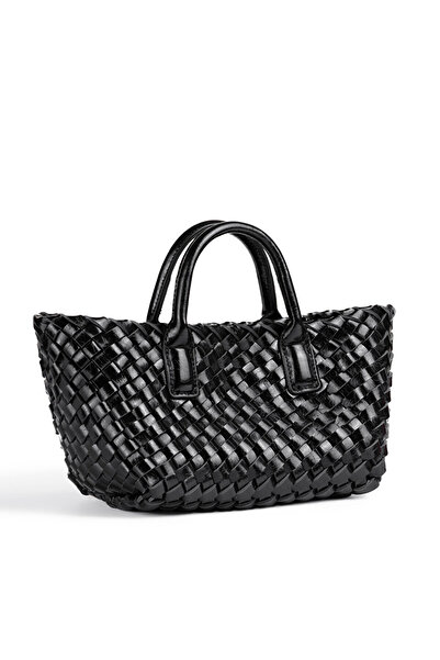 Twist ÖRGÜ DOKULU DERİ GÖRÜNÜMLÜ ÇANTA