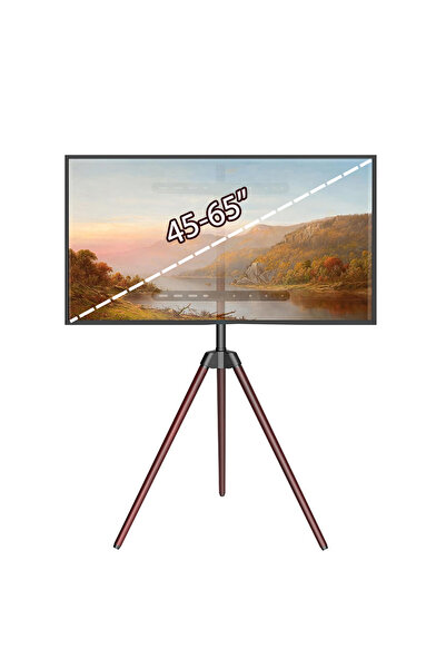 VariFurnx حامل تلفزيون ثلاثي القوائم، حامل تلفزيون عصري قابل للطي لشاشات LCD ...