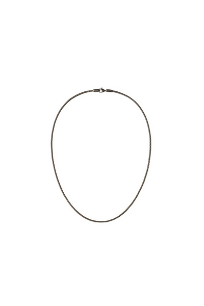 Daniel Wellington Tide Mesh Necklace Graphite 1.8
