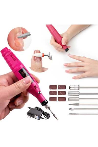 Epilons Sn-27091 Speed Adjustable Nail Drill File Manicure Pedicure Set with ...