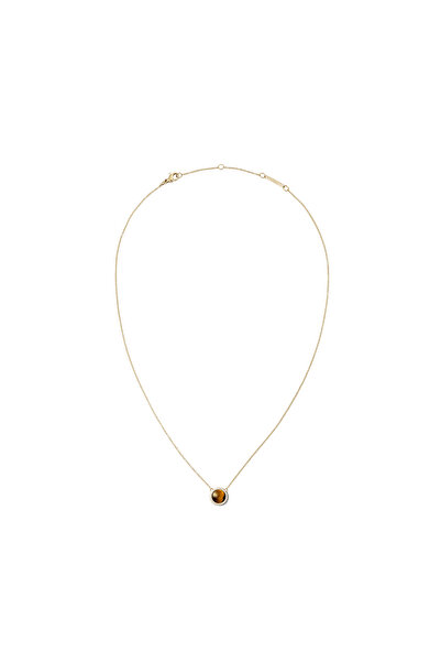 Daniel Wellington Audrey Necklace Tiger Eye Gold