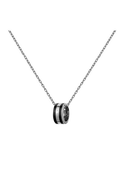 Daniel Wellington Emalie Necklace Silver Black