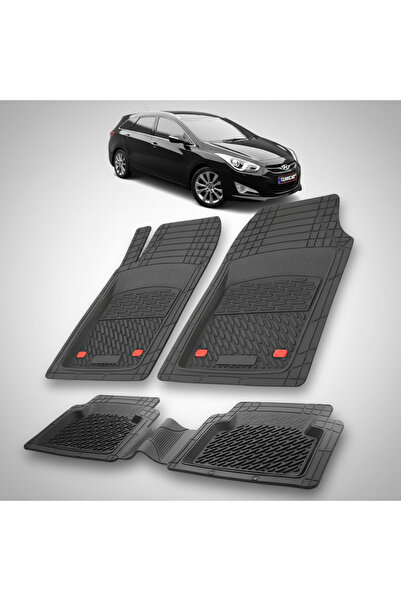 TEAMCAR Hyundai i40 Wagon 2011 2015 Πατάκια - Τύπου Lastic Tabi - Μαύρο