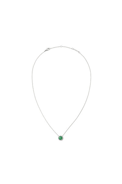 Daniel Wellington Audrey Necklace Jade Silver